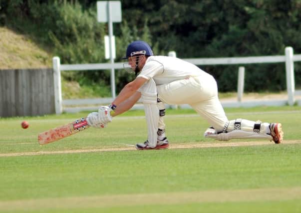 Harry Finch made his highest Hastings Priory score against Cuckfield
