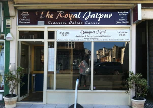 The Royal Jaipur Indian restaurant, Brighton Road, Worthing