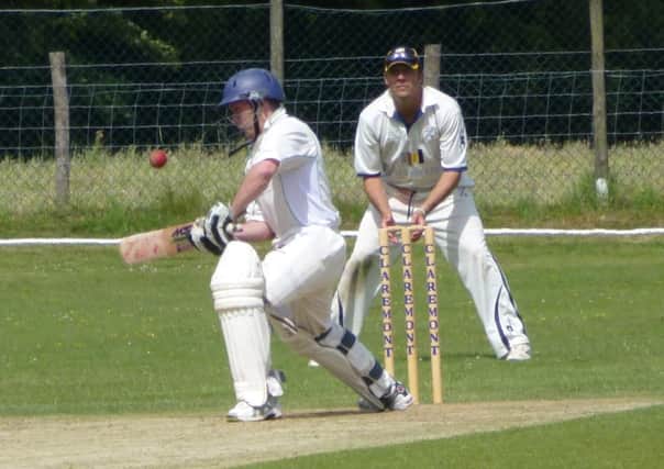 Clive Tong's aggressive innings batted Crowhurst Park into a strong position against Ifield when the rain intervened