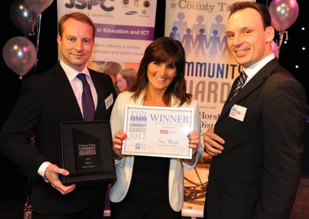 JPCT 20-11-12 S12470231X Horsham. West Sussex County Times. Community Awards 2012. Sue Noye, Best Fundraiser -photo by Steve Cobb