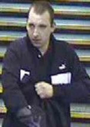 Picture of the man alleged to have exposed himself issued by British Transport Police as part of an appeal for information