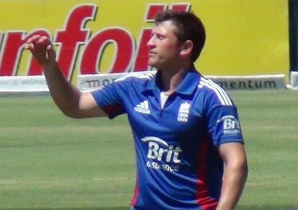 Harry Finch in action for England under-19s during their winter tour of South Africa
