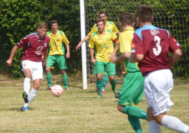 Hastings United, pictured here against Westfield three weeks ago, have two more pre-season friendlies before the start of the new league season