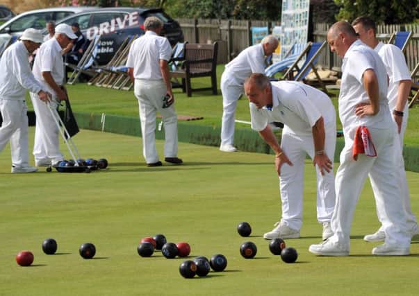 Action from last year's Bexhill Men's Open Bowls Tournament