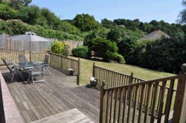 Garden at home for sale through Rush, Witt & Wilson in the St Helens Wood area of Hastings