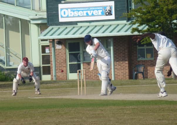 Leo Cammish hit a century for Hastings