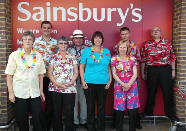 Sainsbury's Pulborough colleagues on the day