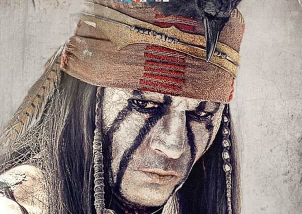 Johnny Depp inThe Lone Ranger