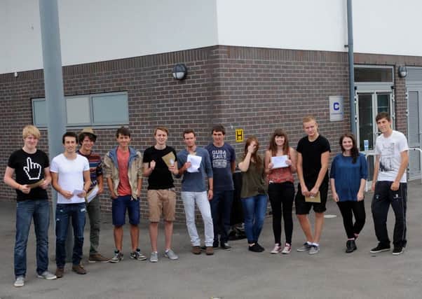 Angmering School sixth-formers celebrate their A-level successes