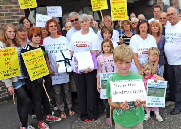 Henfield campaigners pictured last year.