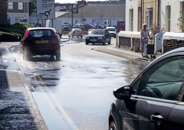 Water leak in Lyndhurst Road