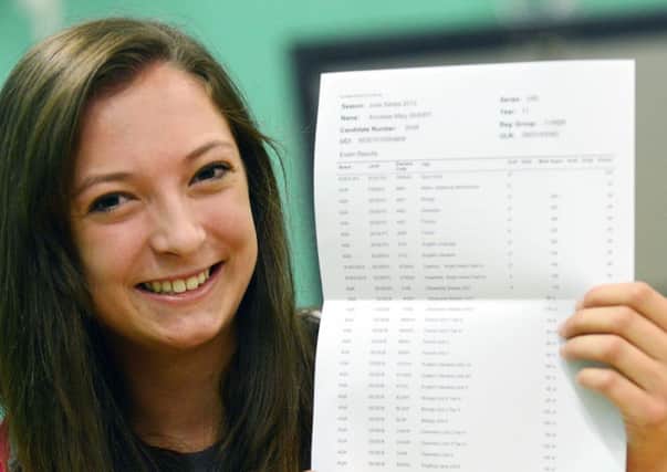 Top Student Annalise Short with her results