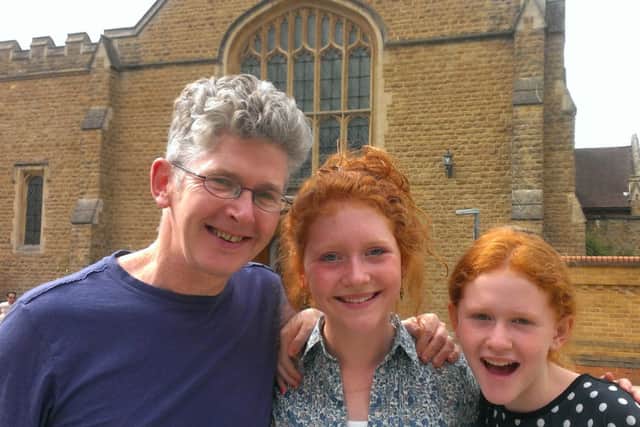 From left, Stephen, Olivia and Lulu Walsh