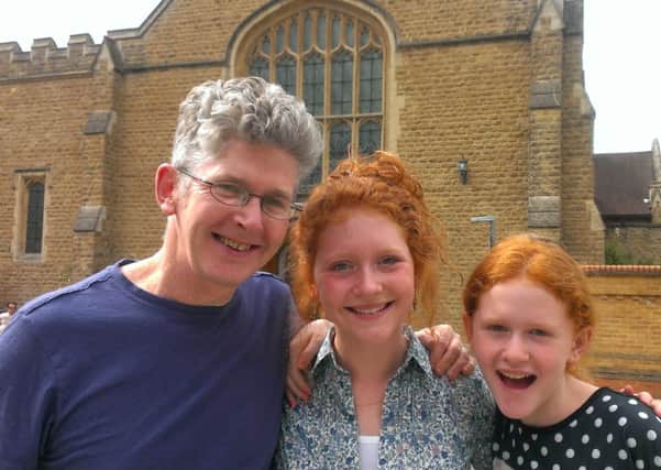 From left, Stephen, Olivia and Lulu Walsh