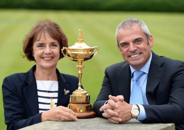 Sue Condie and Paul McGinley