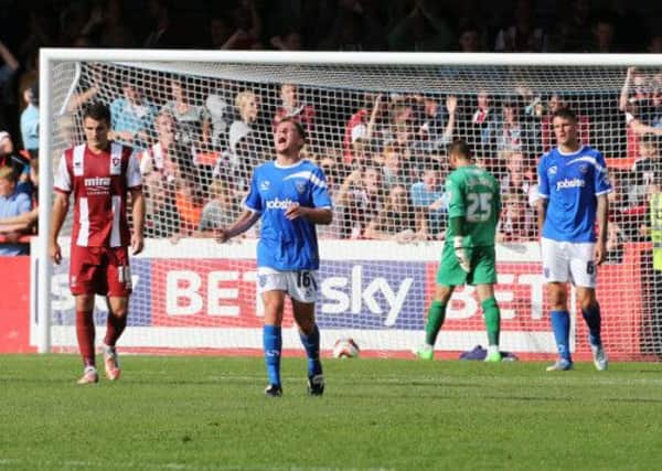 It was more late misery for Pompey. Picture: Joe Pepler
