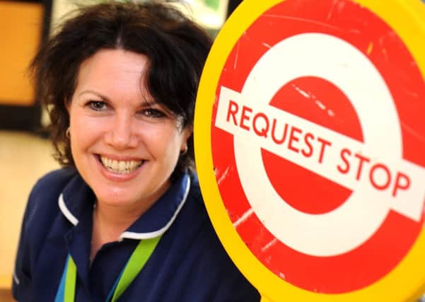 Poynings unit opens on the Hurstpierpoint Ward in the Princess Royal Hospital to help patients with dementia

Ward Manager Lisa Godfrey at the bus stop with a patient