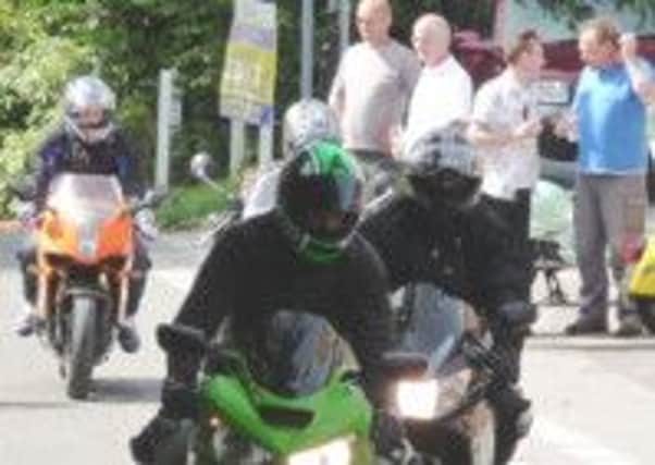Bikers on the Rideout, which is an annual event organised to help the Princess Royal Hospital.