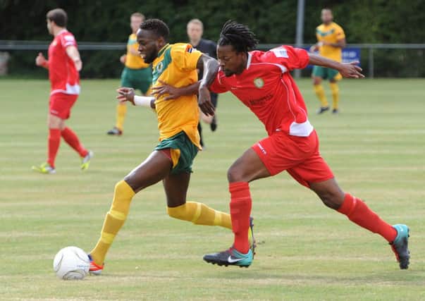 Gabby Odunaike will be looking to add to his first two goals against Chipstead