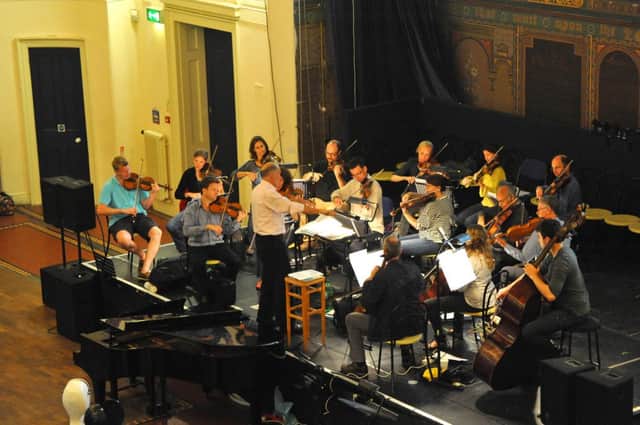 6/9/13- International Composers Festival rehearsals, Hastings.  The London Gala Orchestra.