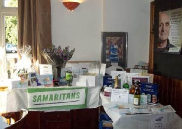 The raffle raised £840 for the Samaritans