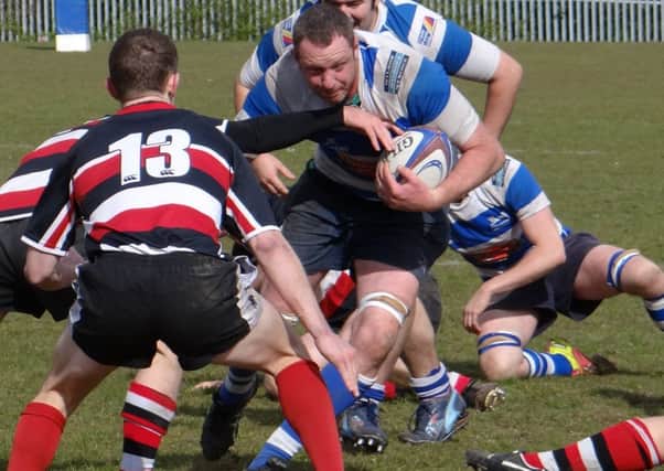 Jimmy Adams scored Hastings & Bexhill's try in the hard-fought win away to Old Gravesendians