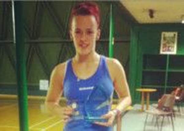 Lydia Powell with her trophies from the Wimbledon U19 Gold Tournament