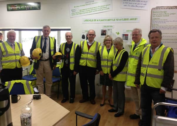 County cabinet members visited the Materials Recycling Facility (MRF) at Ford