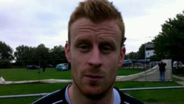 Rye United joint manager Marc Gall speaking after Saturday's win