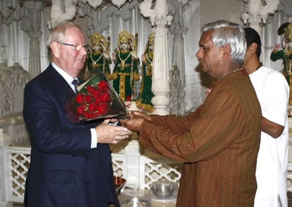 High Sheriff of West Sussex, D P H Burgess Esq MBE at the GHU temple