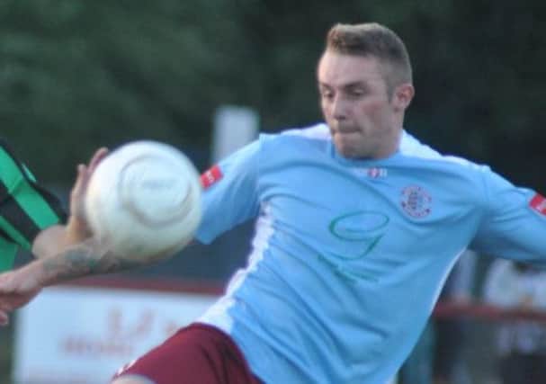 Sean Kelly scored his first Hastings United goal in the win over Herne Bay
