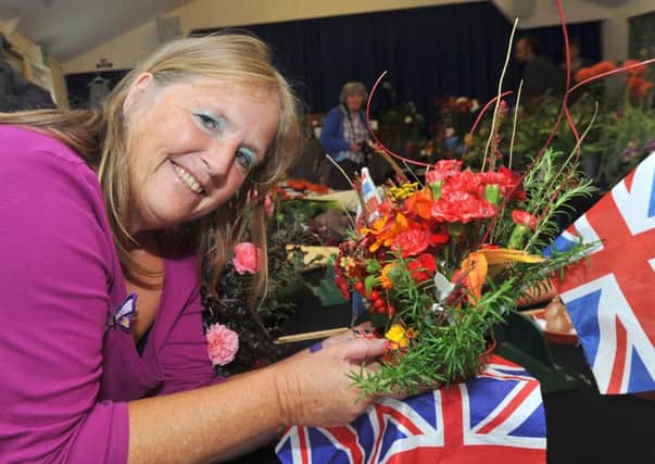 21/9/13- Crowhurst and District Horticultural Society Autumn Show.  Society Chair Person Mary Boorman