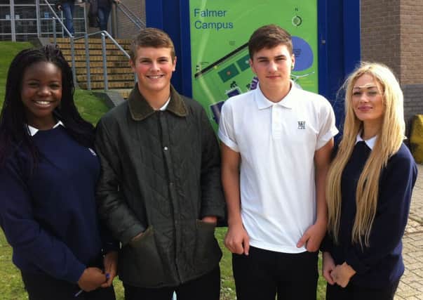 The four Steyning students