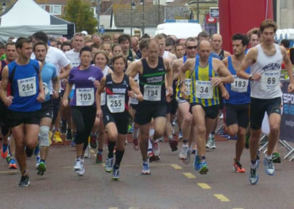 Runners set off in the Bexhill Big 10K last September