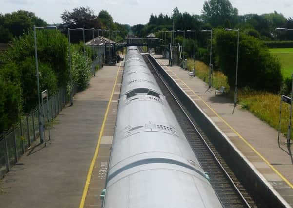 The Eastbourne line at Plumpton