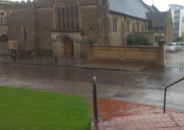 Rain in Horsham