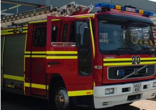Fire service attended a fire in Albion Street, Southwick, earlier this morning