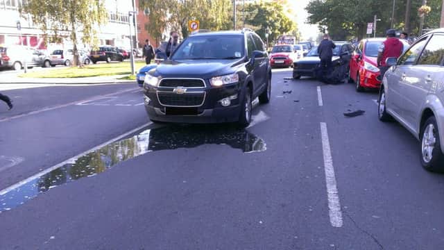 Accident on The Boulevard