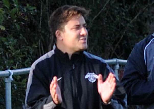East Preston manager Dominic Di Paola