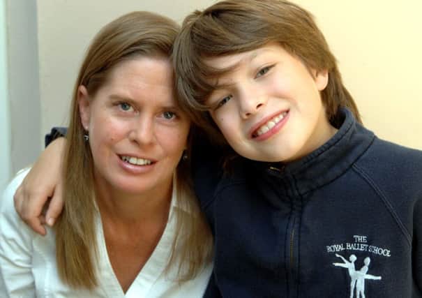 jpco-16-10-13  Tristan Hayden, with his mother Michelle Jarrett. Tristan will take part in a Royal Opera House performance  (Pic by Jon Rigby)