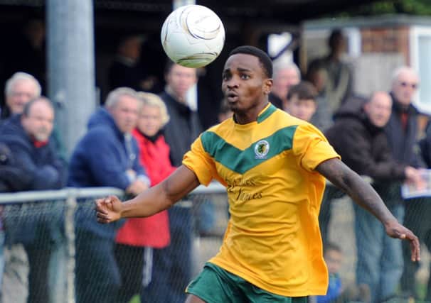 JPCT 121013 S13410674x  FOOTBALL: Horsham v Chatham Town FA Cup 3rd Prelim Round. Gorings Mead -photo by Steve Cobb