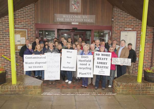 Henfield waste site protest