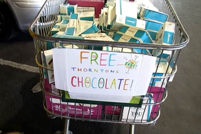 Free chocolate