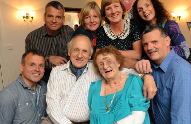 Doreen and Peter Trowsdale and their six children
