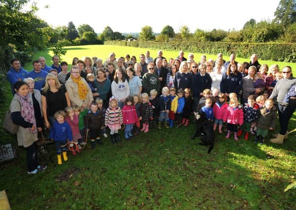 Local people angry that MSDC wants to sell the play meadow at Courtmead, Cuckfield for housing