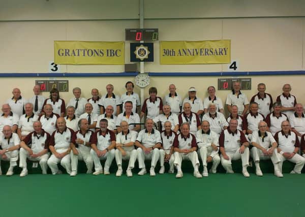 Grattons Indoor Bowls Club plays 30th anniversary game against the Sussex County Indoor Bowls Association