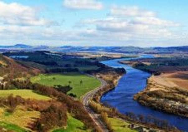 Third prize: KINNOULL HILL OVERLOOKING RIVER TAY by ELAINE MAGUIRE