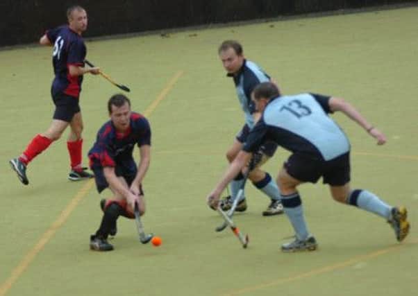 Action from South Saxons' second team victory over Brighton & Hove fourths last weekend. Picture by Simon Newstead