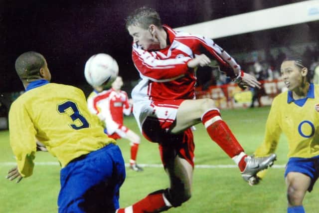 jpco-20-3-13 Josh Lyons in action for Crawley V Arsenal (Pic by Jon Rigby)