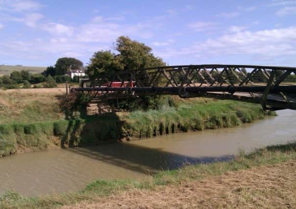 White Bridge, which crosses the River Adur, north of Bramber